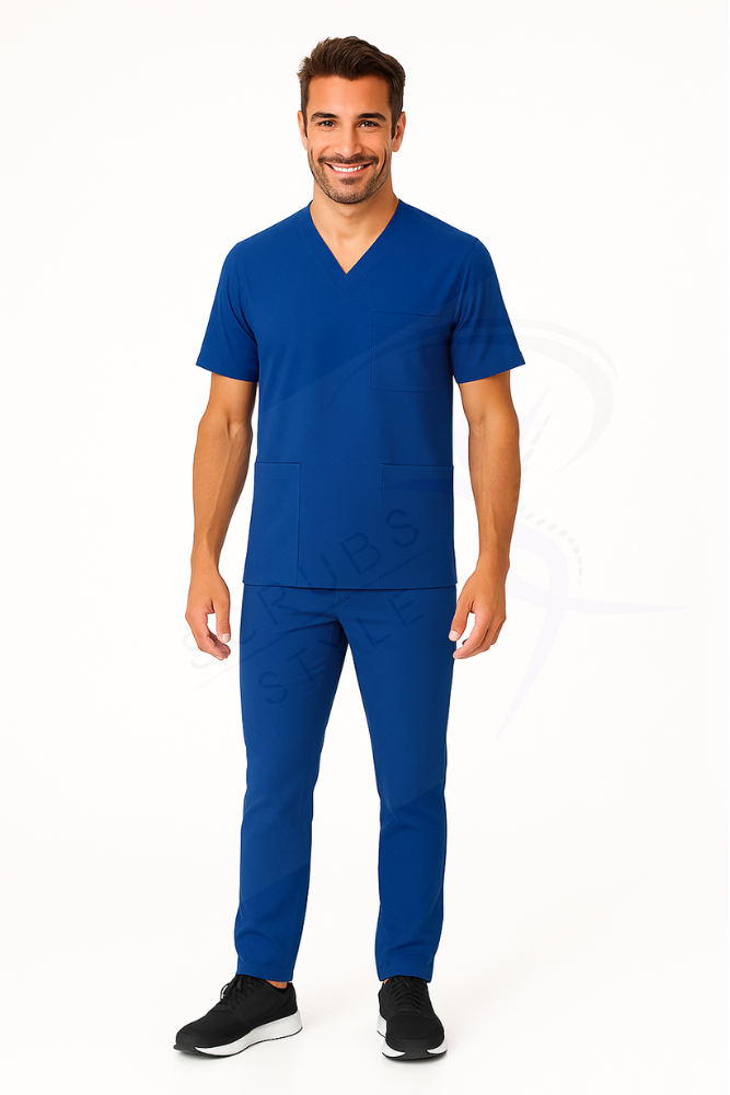 Scrubs Uniform Komplet Medyczny Męski Prima Szafir